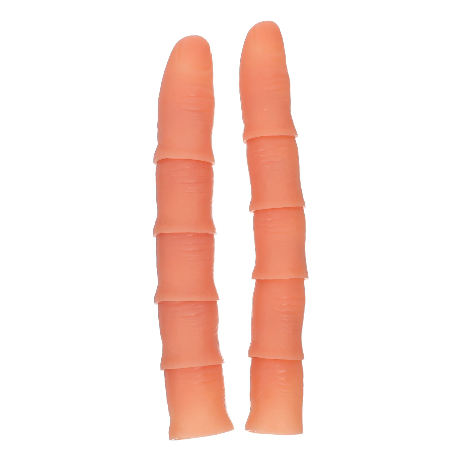 

10pcs Fake Finger Props Realistic Simulation Trick Extensions Ideal Magician Toys Won't Split Perfect For Party
