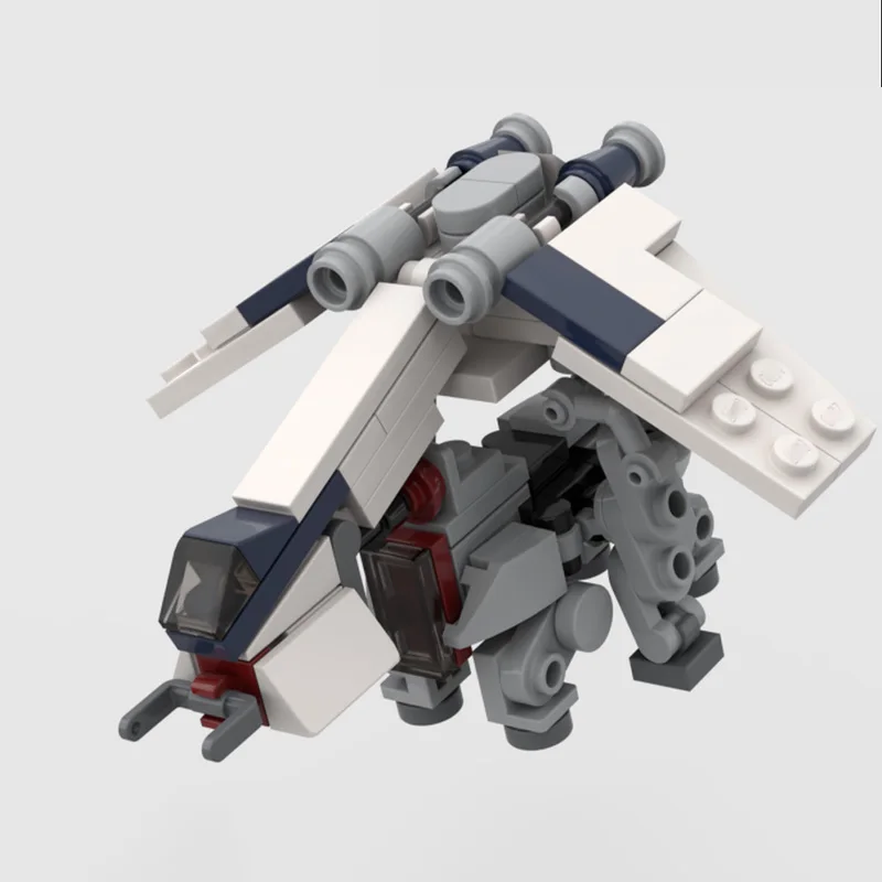 Klocki konstrukcyjne MOC zabawka miniaturowy model statku kosmicznego figurka kreatywna zabawka do składania prezent świąteczny dla chłopców