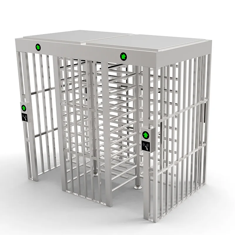 Access Control System Led Direction Indicator Full Height Turnstile Gate Purchase Full Height Turnstile Price
