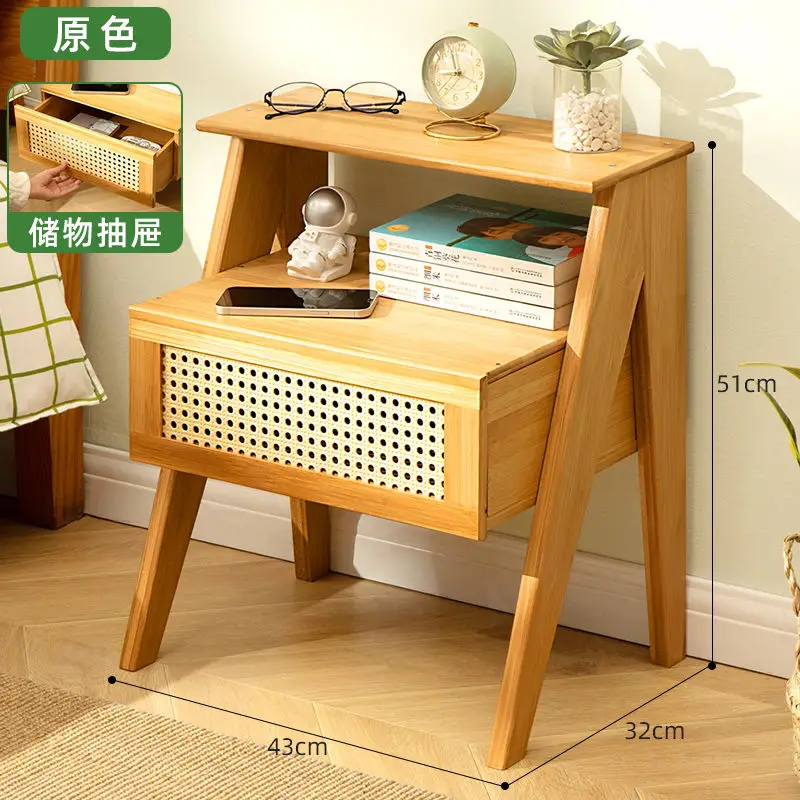 Bedside Cabinet Modern Simple High-grade Sense Lockers Bedroom Shelves Nightstands Furniture Mesas De Noche Small Cabinet Ins