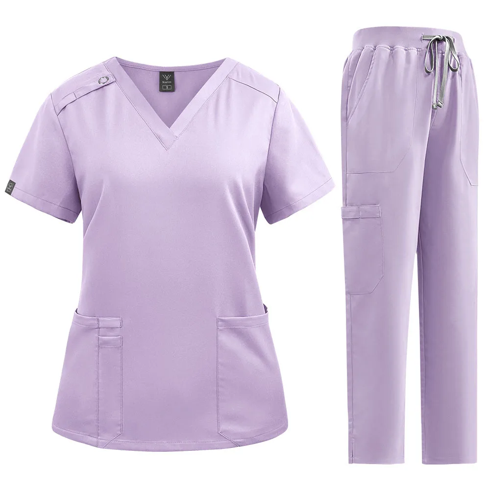 High-Quality Unisex Nurse Scrubs Set | Hot-Selling Straight-Leg Pants (Europe & America)