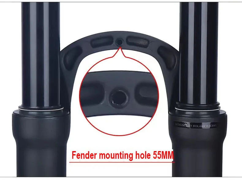 BOLANY MTB Suspension Rebound Adjustment Double Air Fork 26/27.5er/29er Inch Magnesium Alloy Quick Release Bicycle Parts
