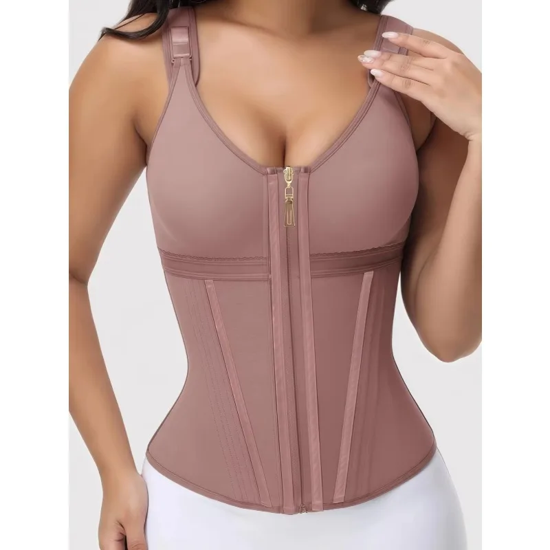 Women Girdles Belt Waist Trainer High Compression Corset Shapewear Double Compression Vest Bra Waist Trainer