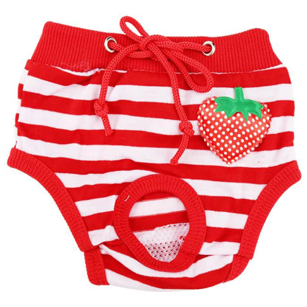 

Sanitary Pants for Dogs L Size Cotton Reusable Dog Menstrual Underwear Comfortable Fit for Female Pets Pet Safety Pants