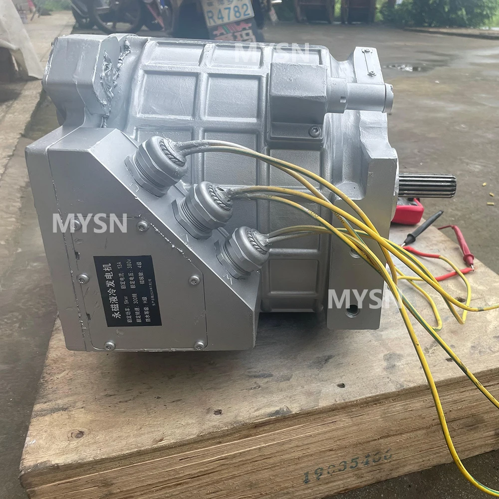 

50KW 100KW 200KW Permanent Magnetic Generator 220V-380V 3 Phase AC Free Energy Generator With Water Cooling System Homeuse