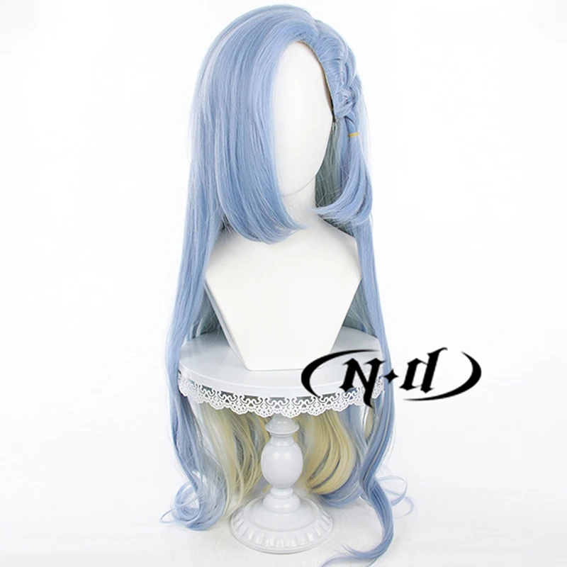 شعر مستعار لعبة ND عكسي 37 تأثيري لحفلة الهالوين المصورة ، شعر مستعار اصطناعي مقاوم للحرارة ، #4