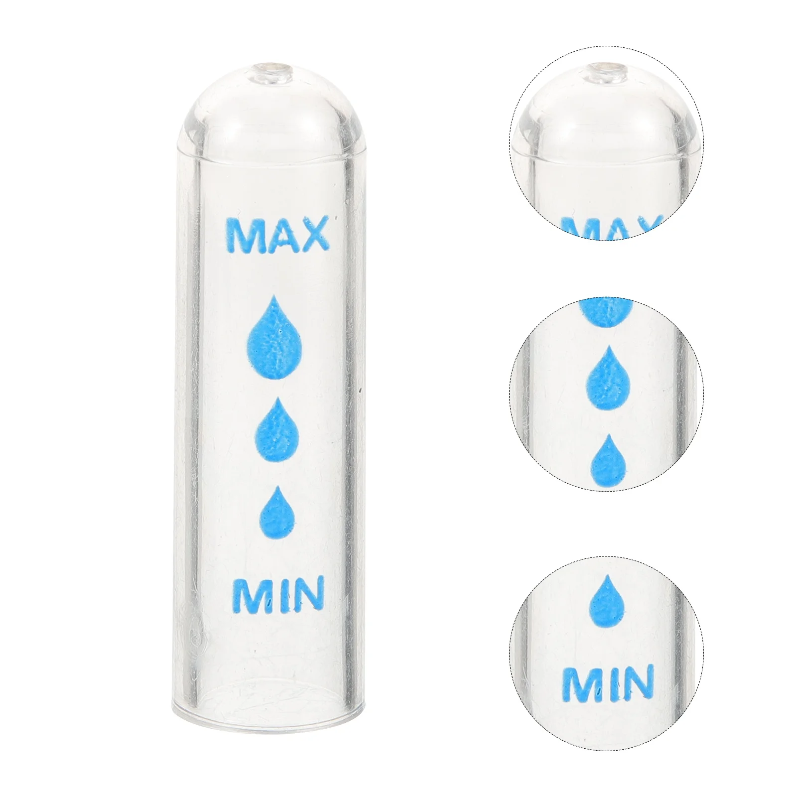 5Pcs Water Level Indicator Caps Clear Protective Float Covers Replacement Accessories for Plant Water Gauge Floating Cap