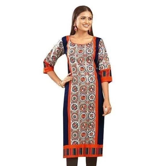 المرأة المسلمة كورت عصرية أنيقة مستقيمة أنبوب عادية الزهور نمط شق هيم فستان مريح Islamitische Dames Kleding #3