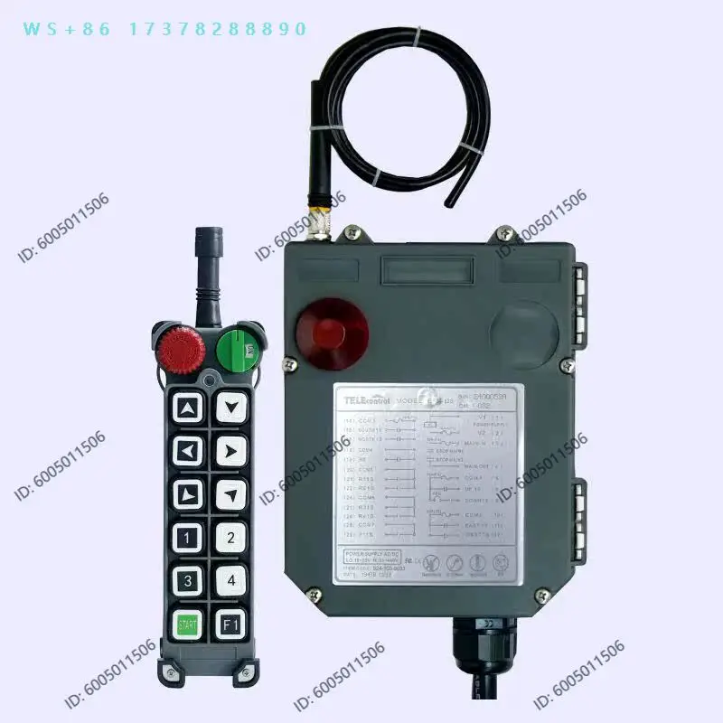 Explosion-proof remote control crane intrinsically safe industrial wireless remote control BF24 EF24-12S