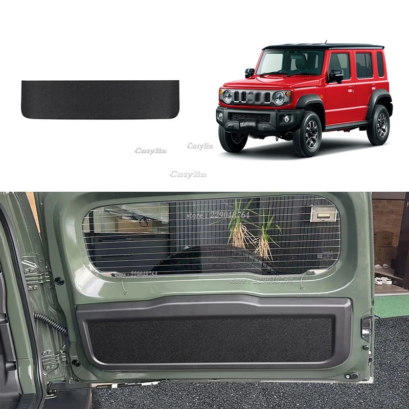 Leather Car Reargate Tail Gate Door Anti-Kick Panel Protector Cover Car Styling Decoration for Suzuki Jimny Nomade 2025 2026