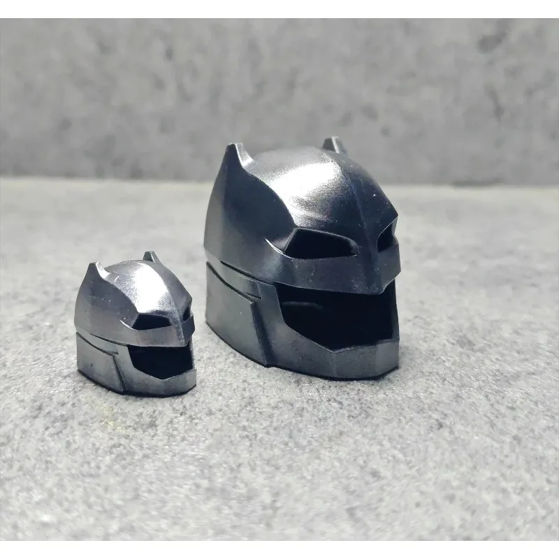 1/12 1/6 Scale DC Batman Heavy Armor Empty Helmet for 6''12'' HT Mezco Action Figures Soldier Accessories Skull Model Decor view 2
