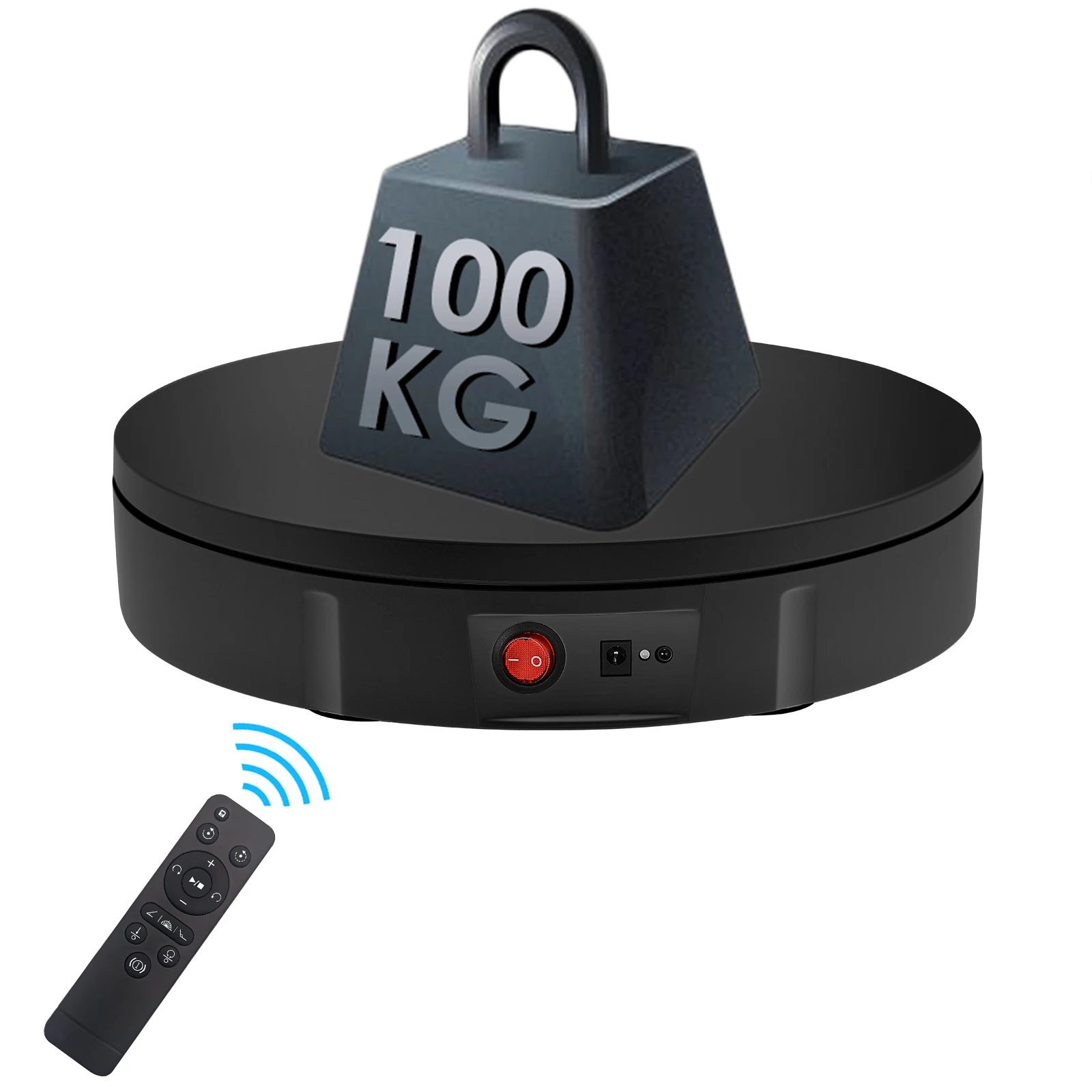 Espositore elettrico per giradischi con carico di 30CM 100kg con sfondo a 5 colori