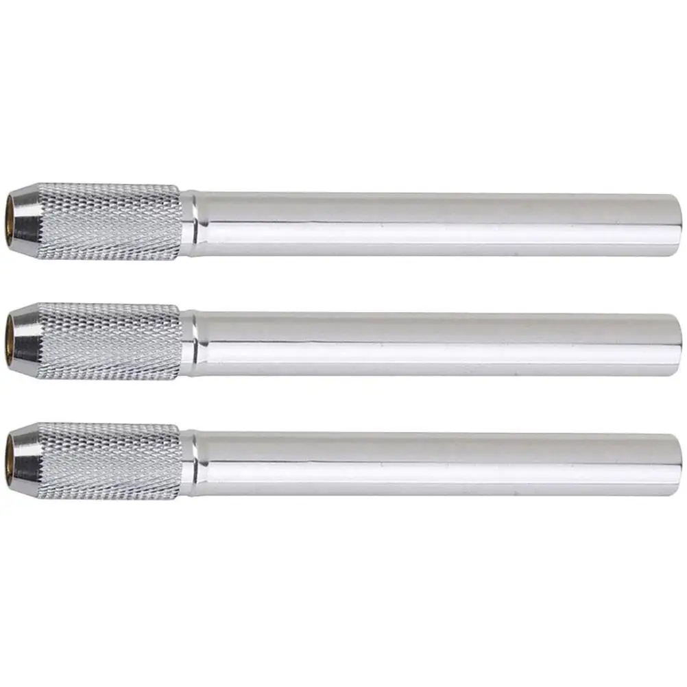 

3 Pcs Pencil Extender Accessories Pencils for Artists Holder Stainless Steel Colored Office