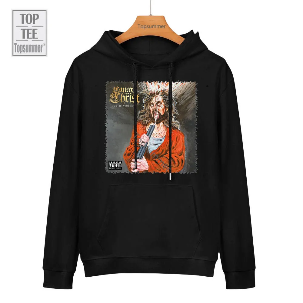 God is Violence Album sudaderas con capucha para mujer, Sudadera con capucha de la gira de Cristo del cáncer, gráfico sudadera con estampado de banda de Rock, ropa