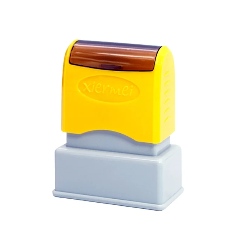 Custom Teacher Name Ink Stamp【Free ink】 Signature Calligraphy Selfing-Inking Personalized Letter Stamp For School Student Child