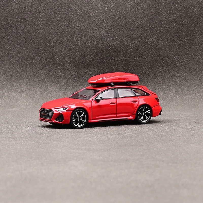 CM Model 1:64 RS6 Avant Sports Supercar Model Car Vehicle  with Display Box Gift for Teenagers Display Case Hobby Collection