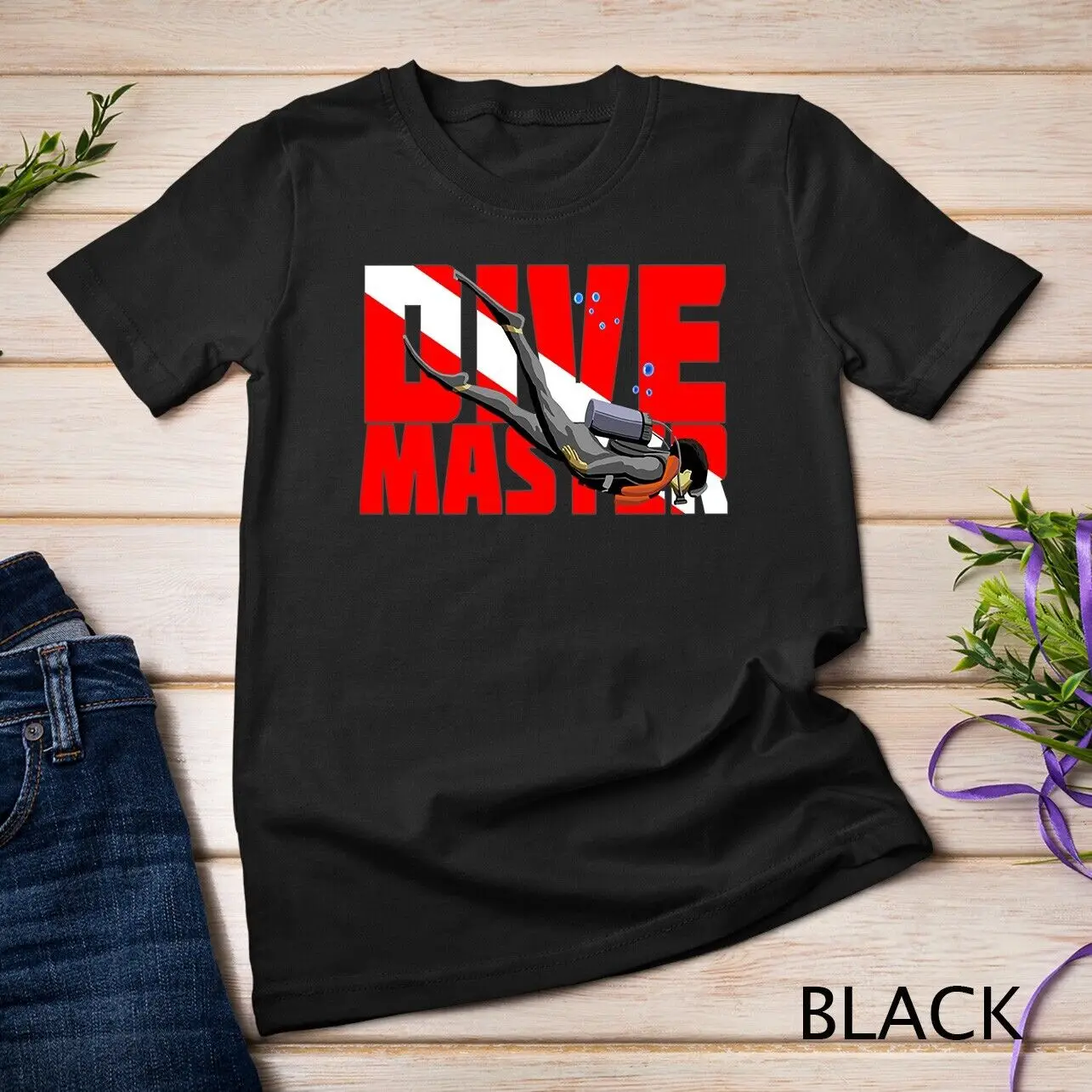 Dive Flag Dive Master Unisex T-shirt