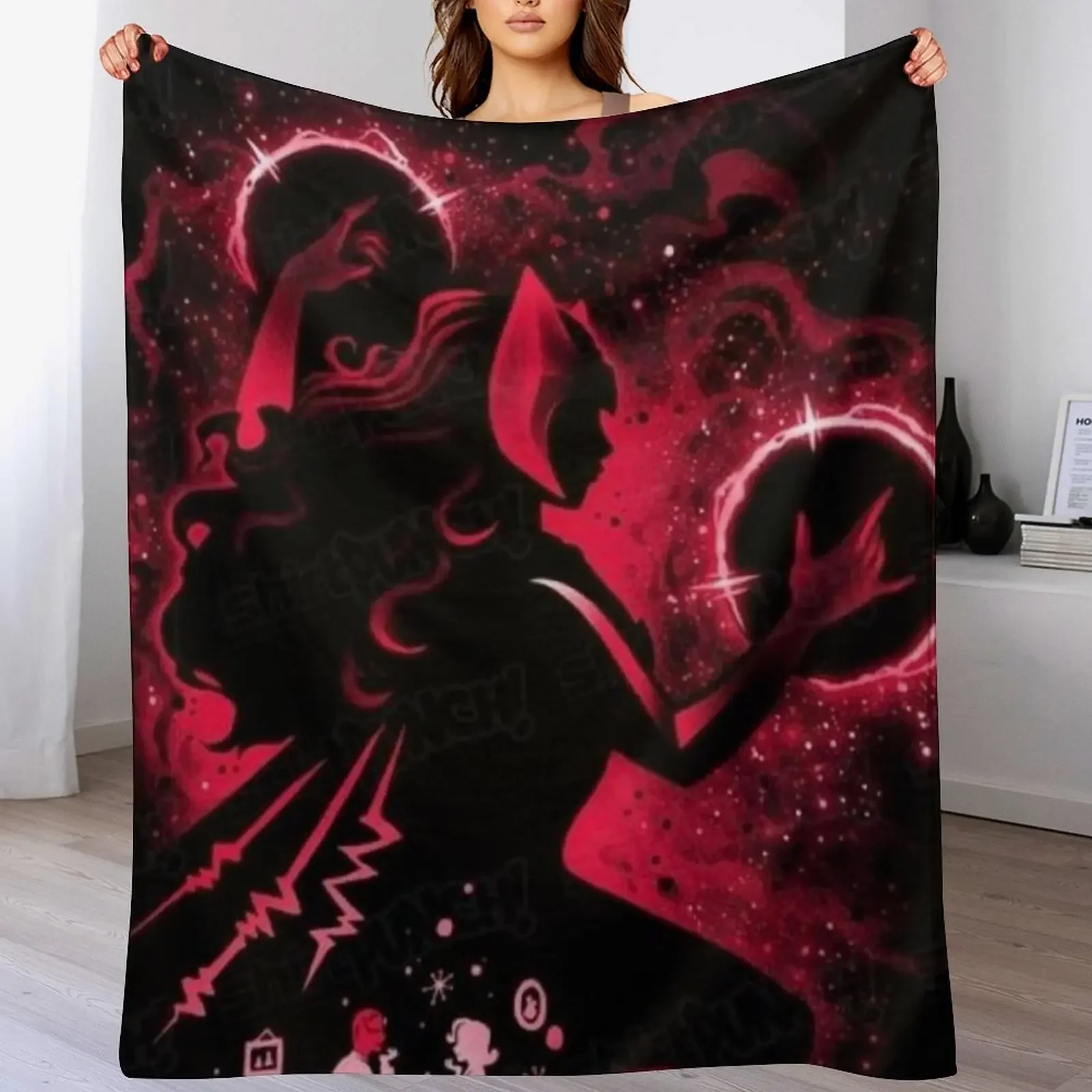 

wanda red Throw Blanket Quilt Sofa Soft Blankets Sofas Of Decoration Blankets