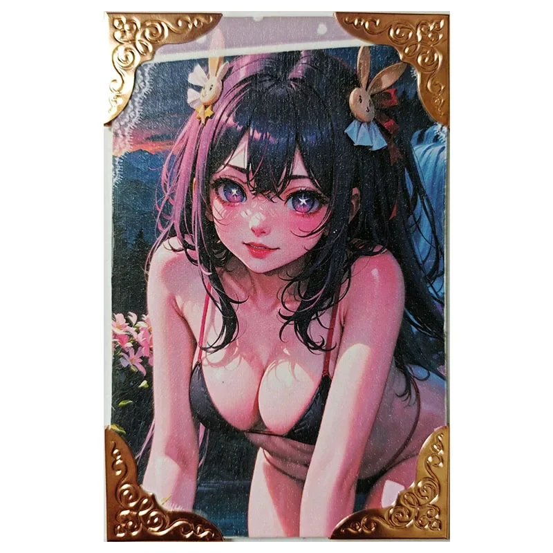 Anime bogini historia rzadkie karty kolekcjonerskie z refrakcją Uta Kafka Hyuga Hinata Hancock Yae Miko zabawki dla chłopców prezent urodzinowy