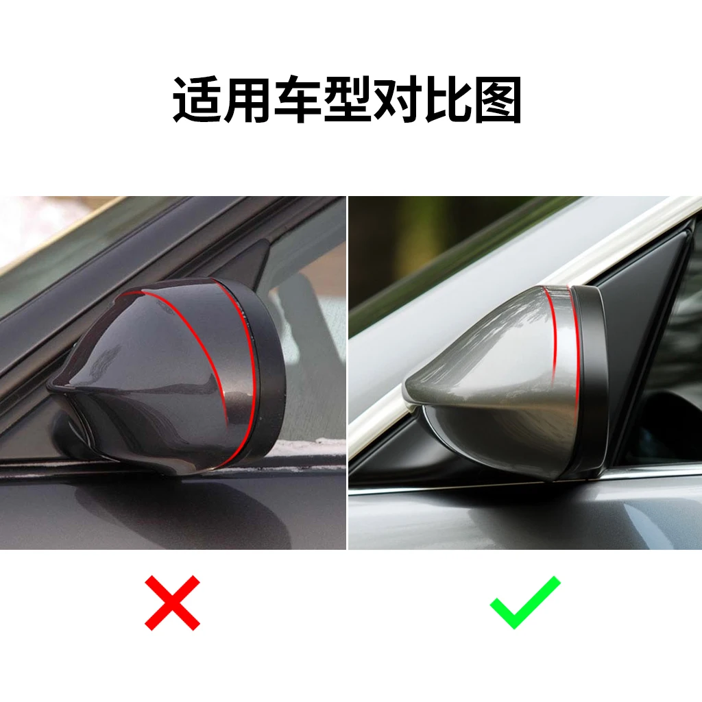 For BMW 3 Series E92 E93 M3 2007-2009 Real Dry Carbon Fiber Door Side Wing Rearview Mirror Cover Car Accessories Modification view 2