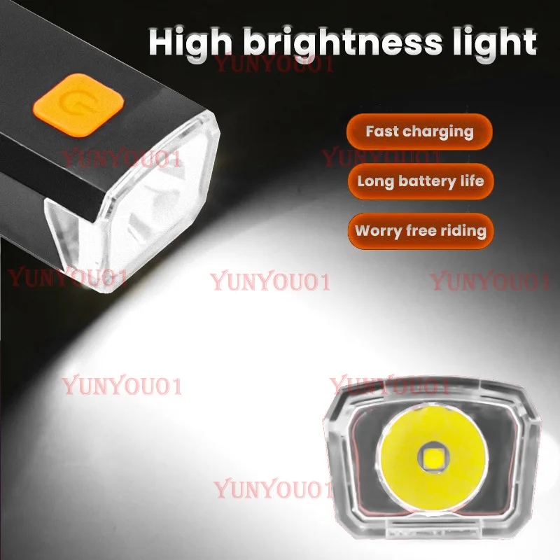 Cross-border New Mini Bicycle Light Outdoor Light Riding Light Four-speed Adjustment USB Charging Model Portable Night