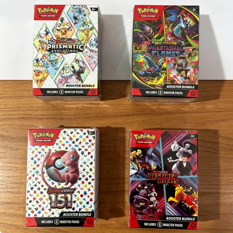 # # #    Pokémon Édition Anglaise Héros Ascendus Évolution Mégascale Écarlate Violet 151 Pack Booster ME03 Boîte d'Entraîneur Cartes à Collectionner