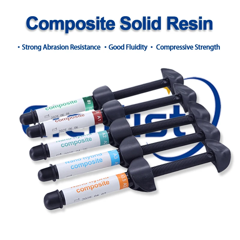 Dental Restoration Syringe Universal Color Shade Dentistry Enamel Material Aesthetics Composite Resin Filling Materials