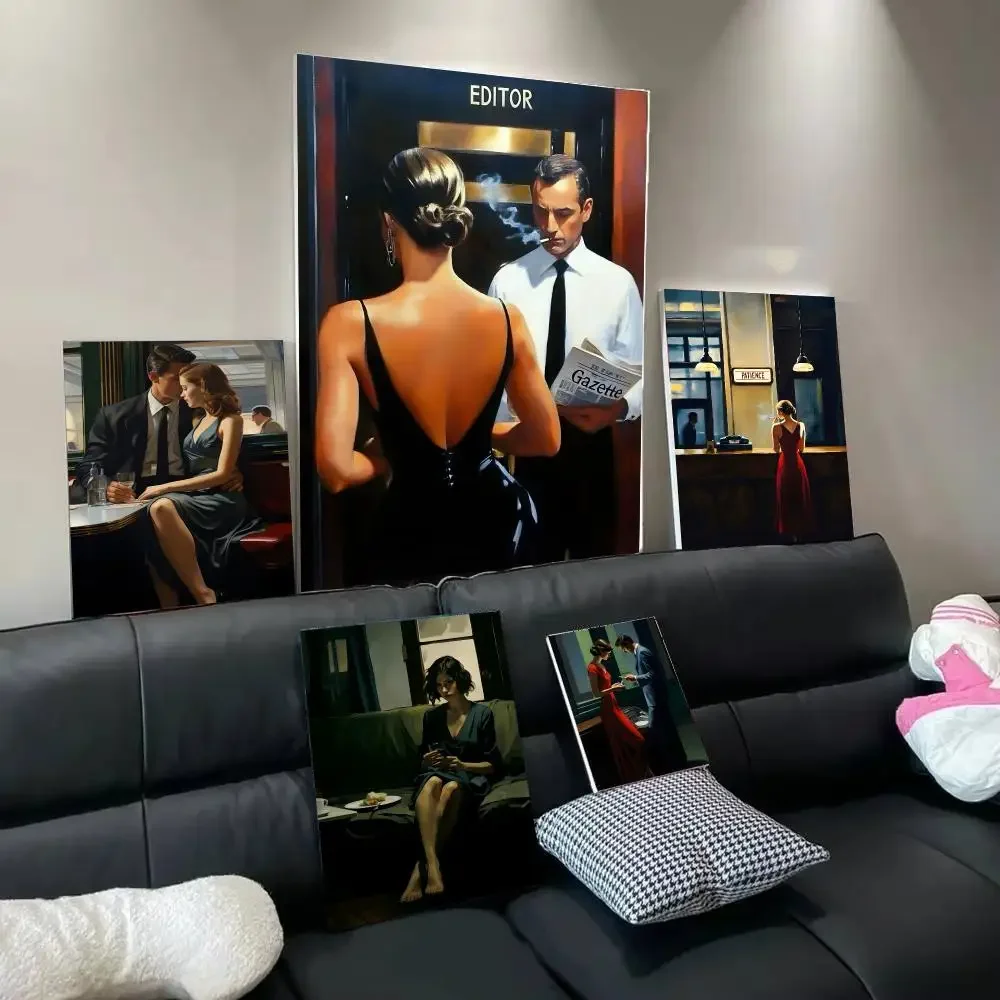 Renowned Painter E-Edward Hopper Poster Wall Art Poster Print Decorative Artwork for Bedroom Living Room Office Home Decoration