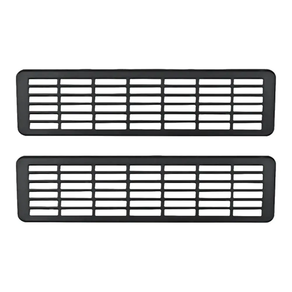 Rear Under Seat Air Vent Cover for Tesla Model Y YL 2025 2026 Matte Black ABS Guard