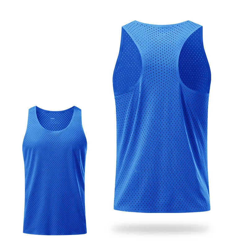 Marathon Running Quick Dry Tank Top Men\'s Athletic Track and Field Cross country Training Lightweight Wind Tunnel Tank Top Mesh