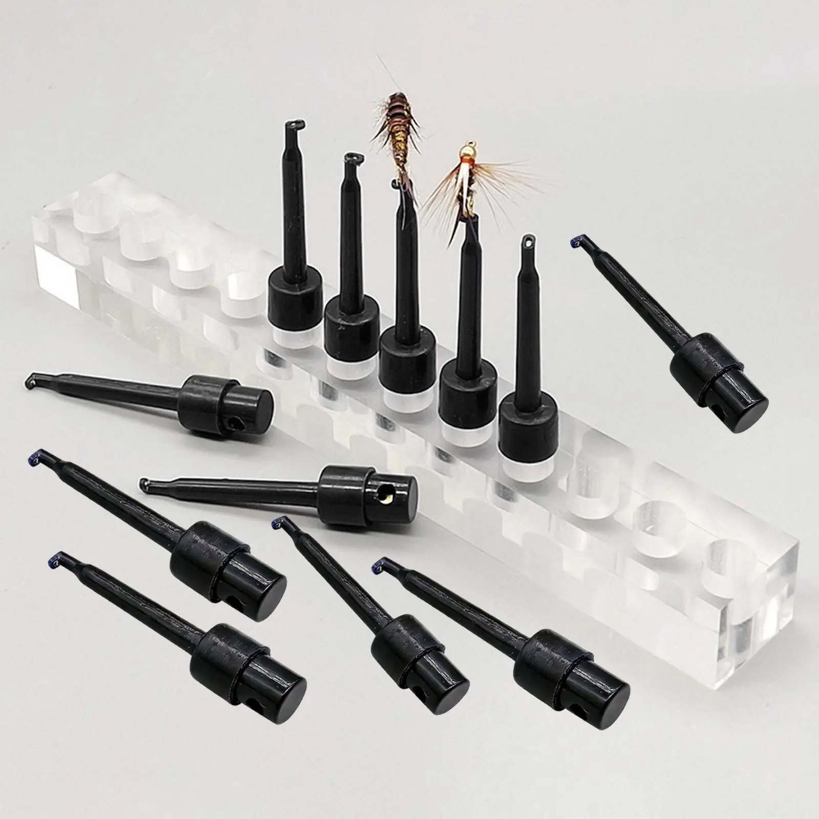 

Компактный держатель-органайзер из сплава для рыболовных приманок и крючков, крепление для коробок