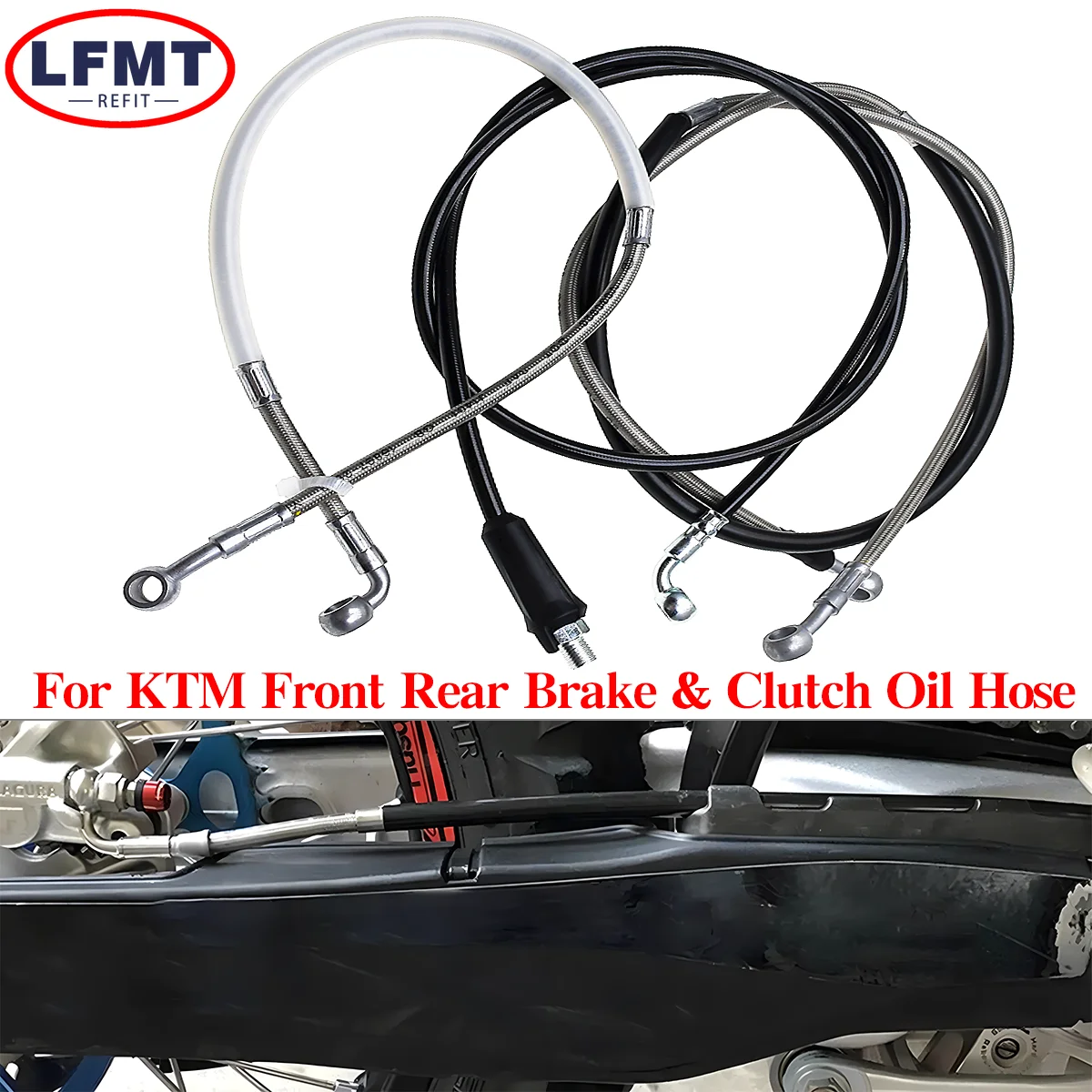 

Motorcycle Front Rear Brake Oil Hose Line Clutch Pipe For KTM EXC EXC-F SX XC XCW SX-F XCF XCF-W For Husqvarna TC FC TE FE TX FX