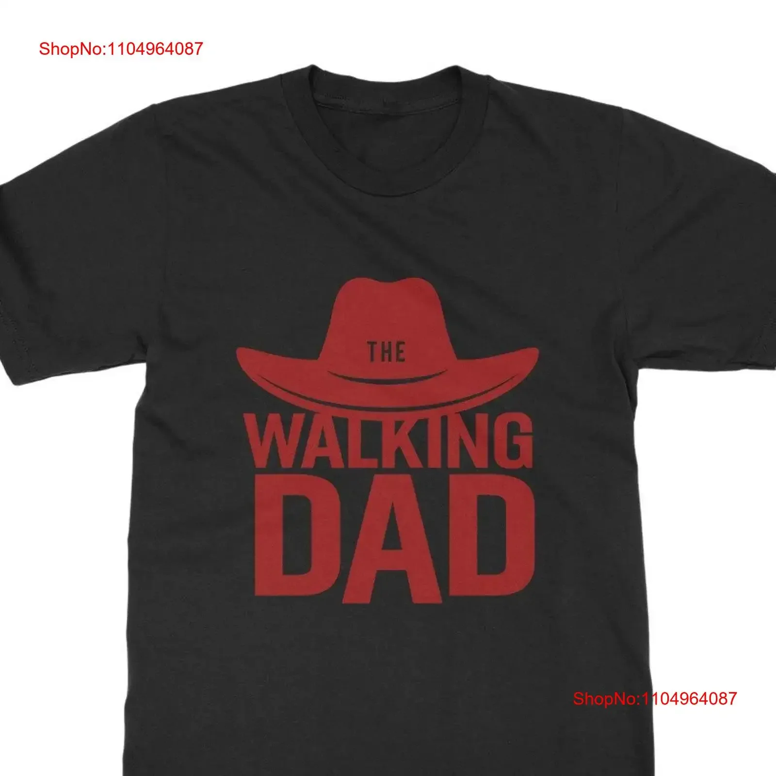 the-walking-dead-dad-fathers-day-hommes-classique-coton-adulte-t-shirt-vintage-lave-streetwear-vetements-de-createurs-polyvalents