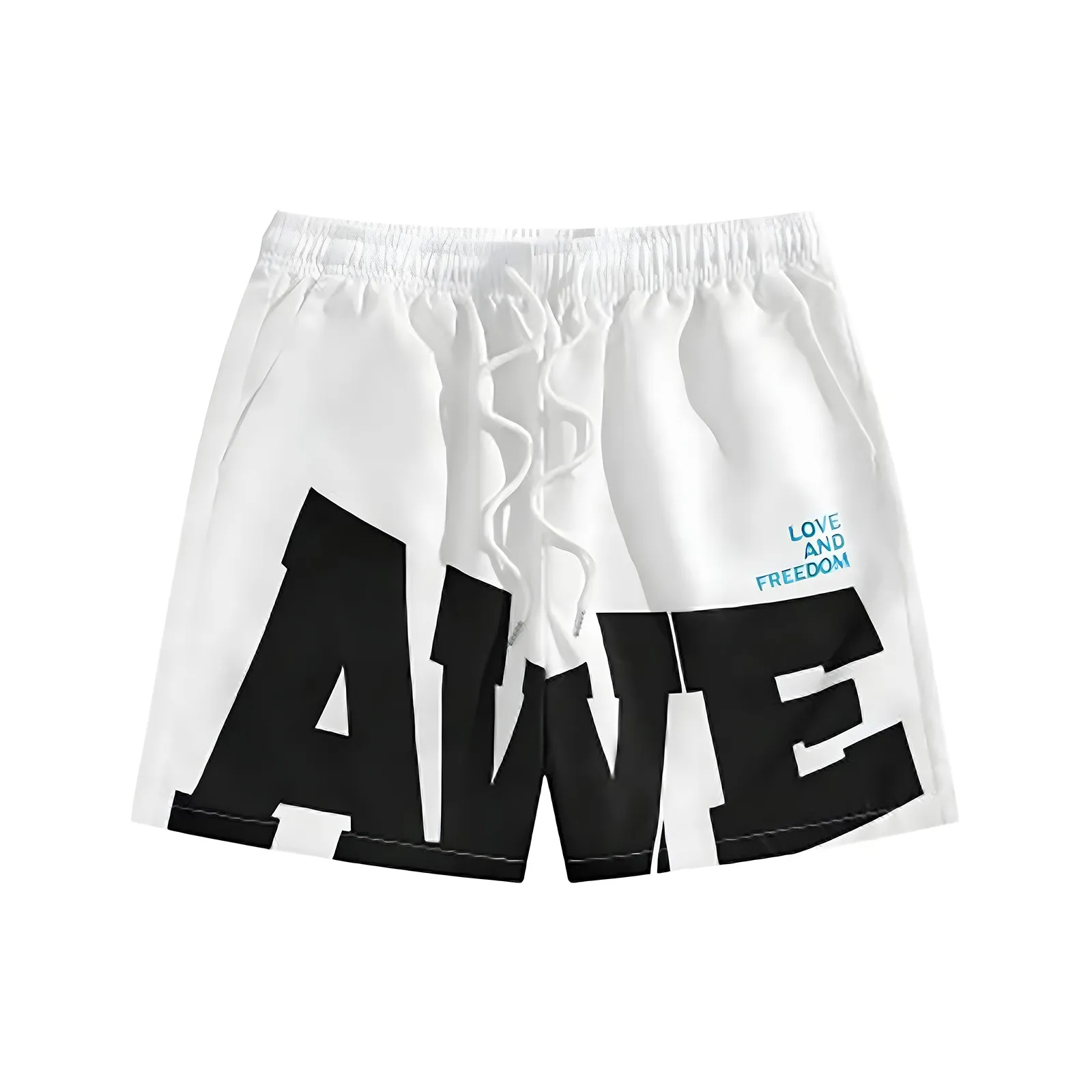 Awe 2025 calções masculinos de malha praia shorts ginásio fitness esporte plus size praia shorts tendência streetwear casual secagem rápida shorts finos