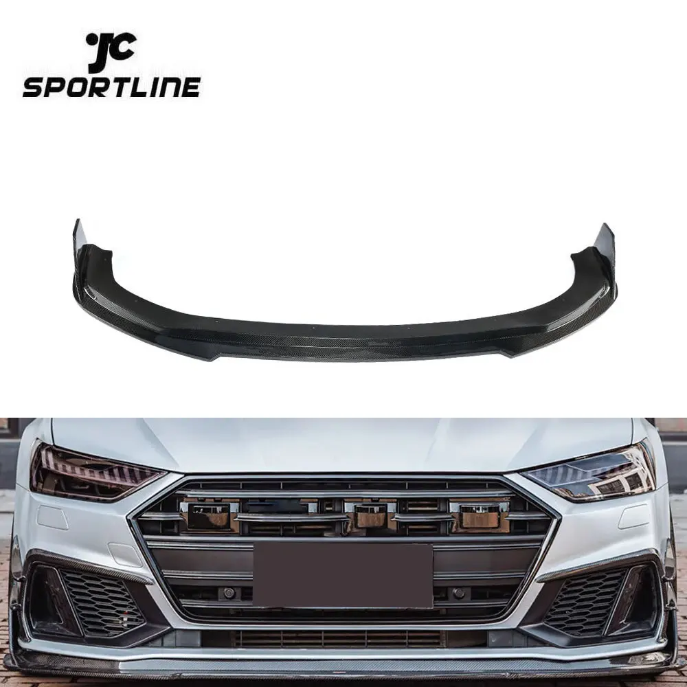 

JC Sportline Carbon Fiber S7 Front Splitter Lip For Audi S7 A7 SLINE Type 4K8 Sportback 2019