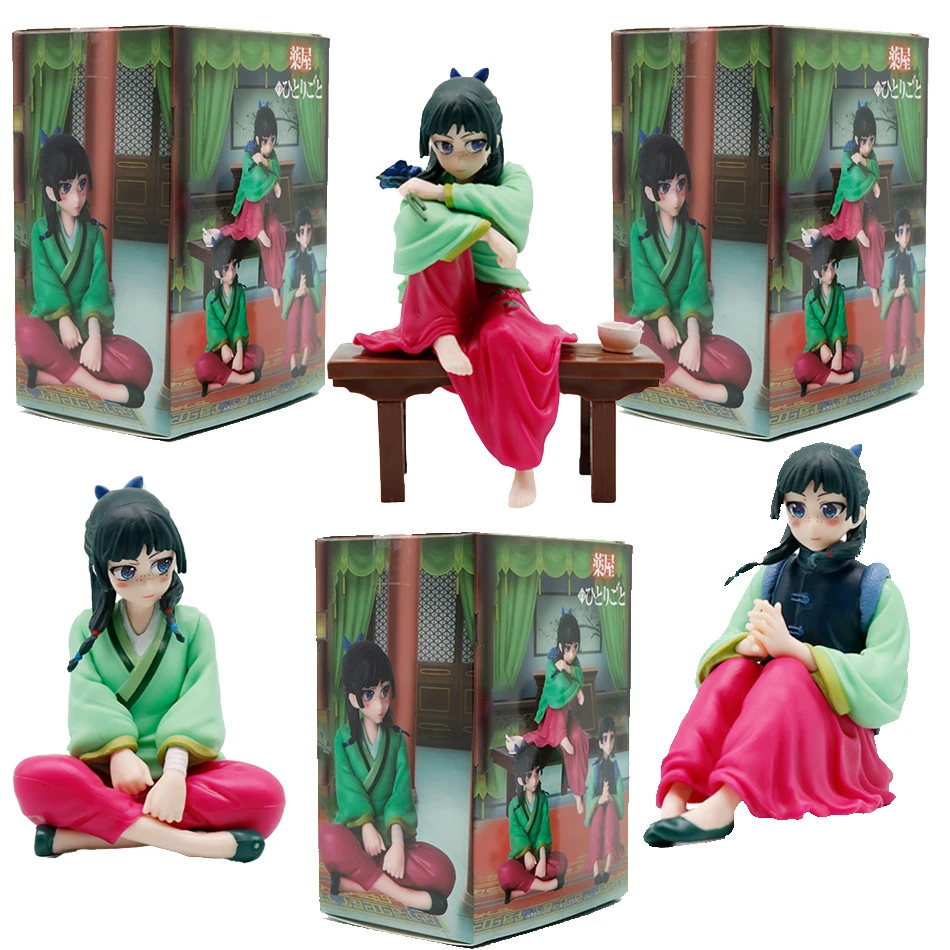 The boticário diários anime figuras pvc modelo maomao & mesa bonito menina figuras de ação brinquedos para presente coletar figura natal