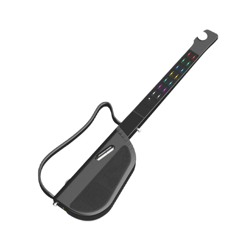 

Foldable Stringless Guitar Portable Smart Electric Guitar Beginners Practice Electronic Guitars 7 Tone Multifunctional Guitars