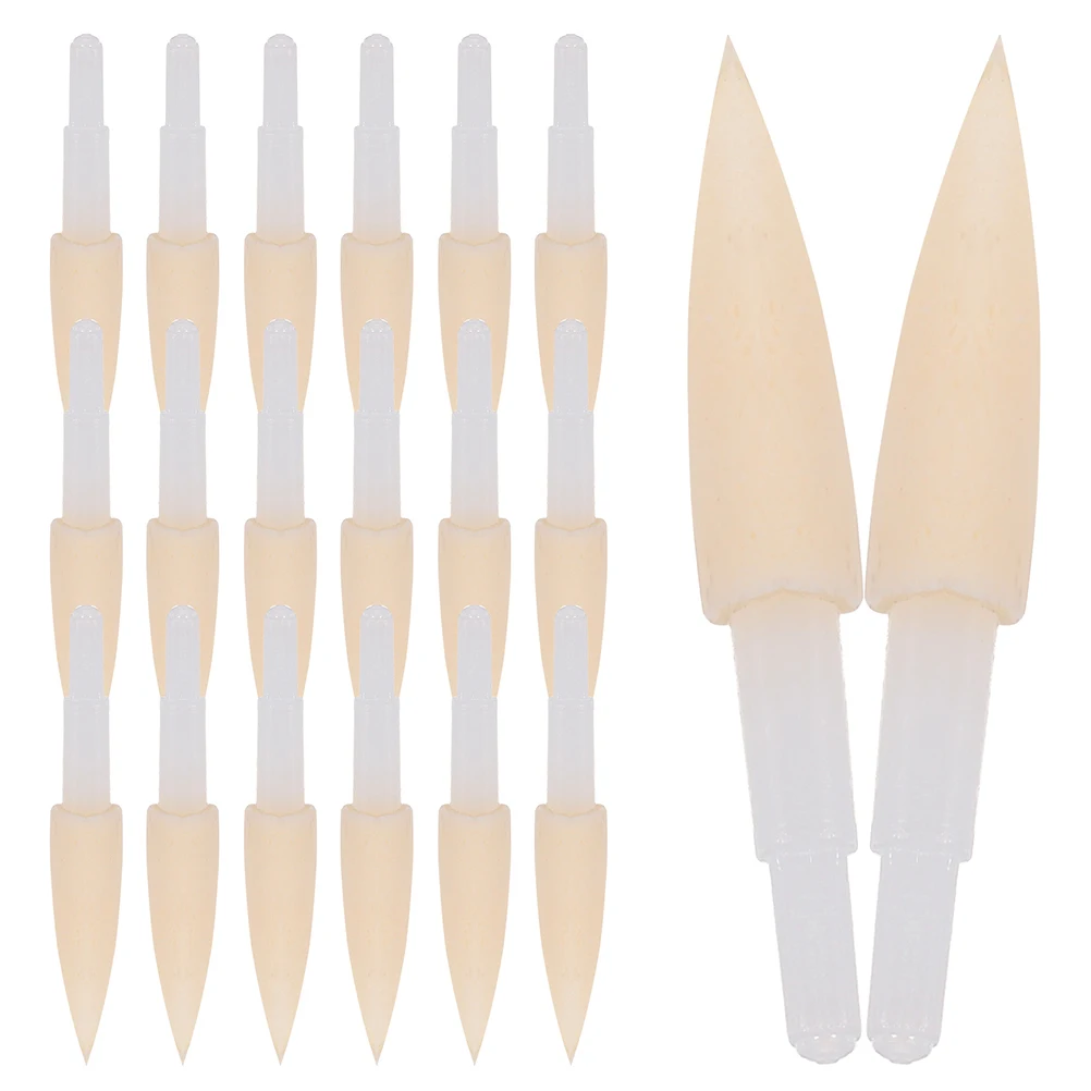 

Sponge Pen Tip Calligraphy Writing Heads Marker Replacement Nibs Refills Supplies Brush Tips for Components