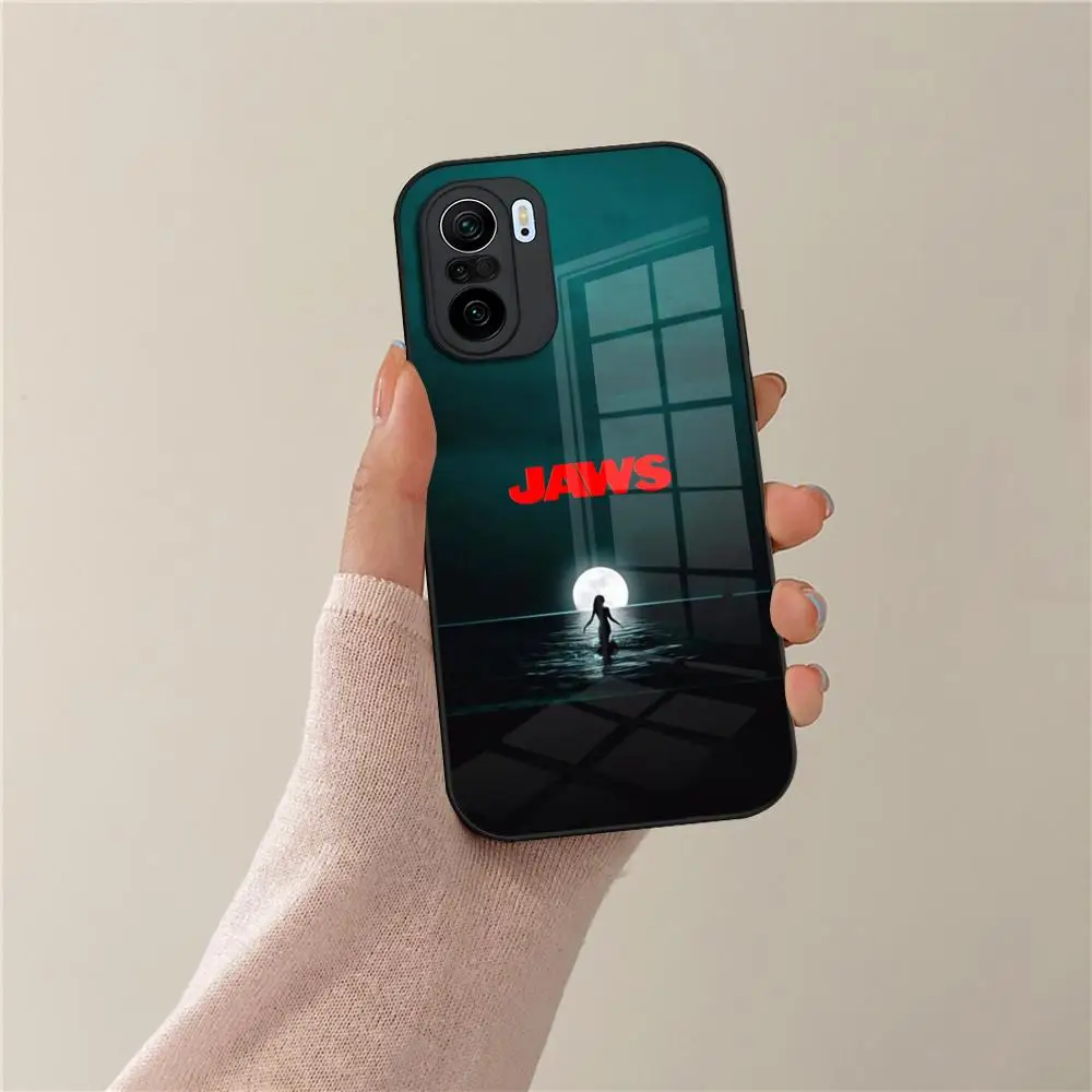 J-JAWS Movie Phone Case Tempered Glass For Xiaomi 17 15 14 12 Lite Pro 13 11t POCO M6 M5 X6 F6 Pro Cover view 4