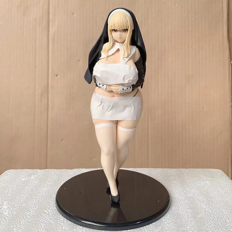 

Plus Size Nun Figure Anime Pvc Collectible Figurine Desktop Ornament For Adult Collection Blister And Color Box Packaging