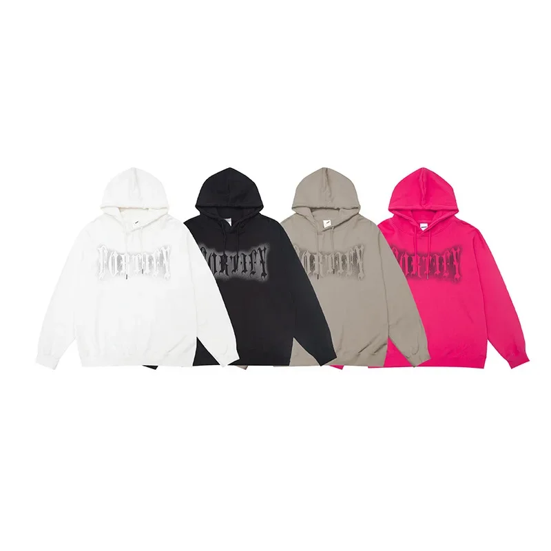 High Street Retro Print Hoodie Frühling und Herbst neue lose Langarm Hoodie koreanische Mode Streetwear y2k Damen Sweatshirt