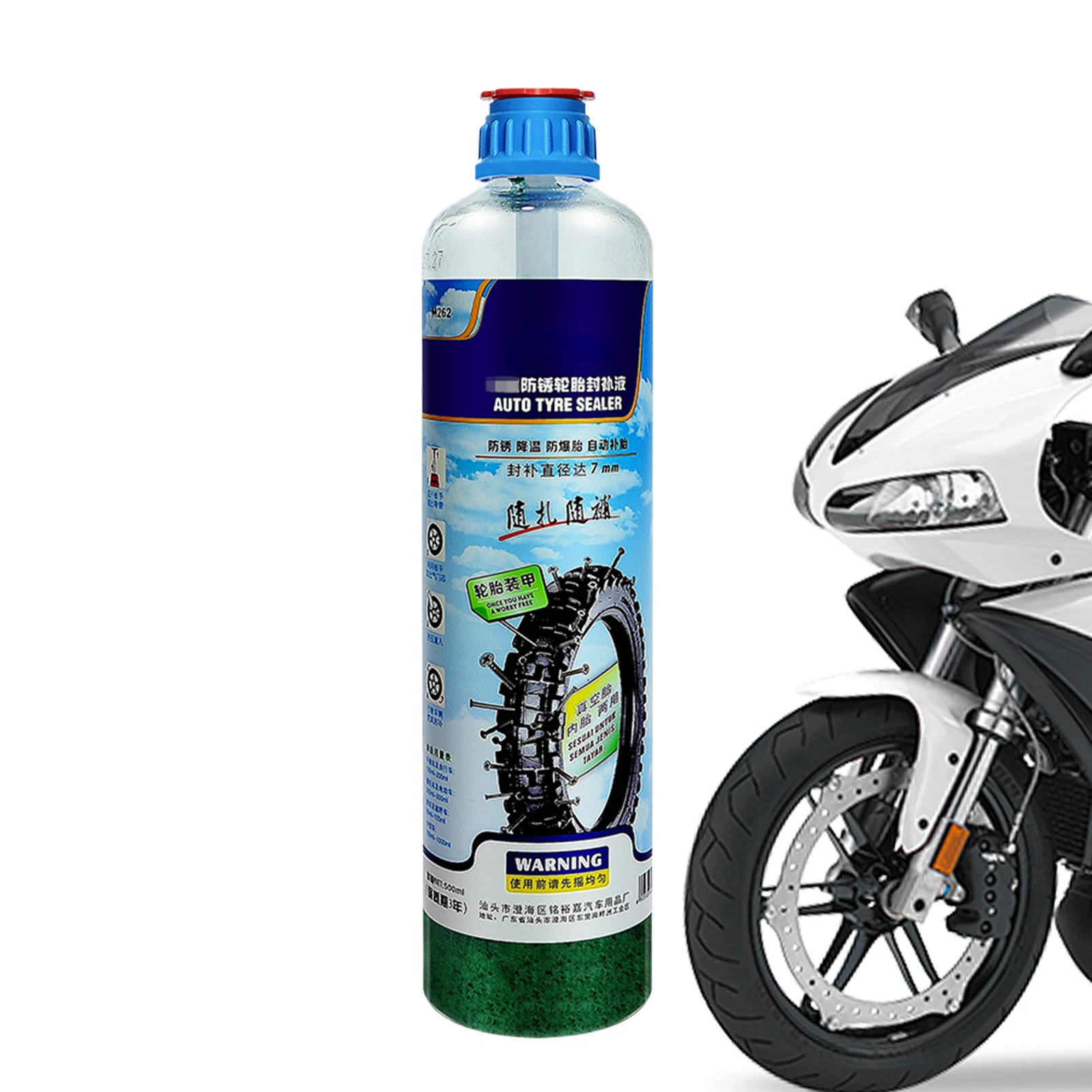 

Bikes Tire Sealant Multi-Purpose Bicycles Seal For Flat Tires Efficient Flat Tyres Prevention Fast Sealing Puncture Repair Tool