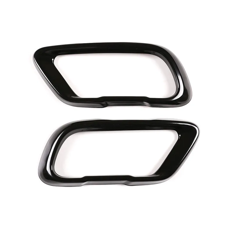 Glossy Black Car Tail Muffler Exhaust Pipe Output Cover Trim Accessories For BMW X5 G05 X6 G06 X7 G07 2019 2020 2021 M Sports