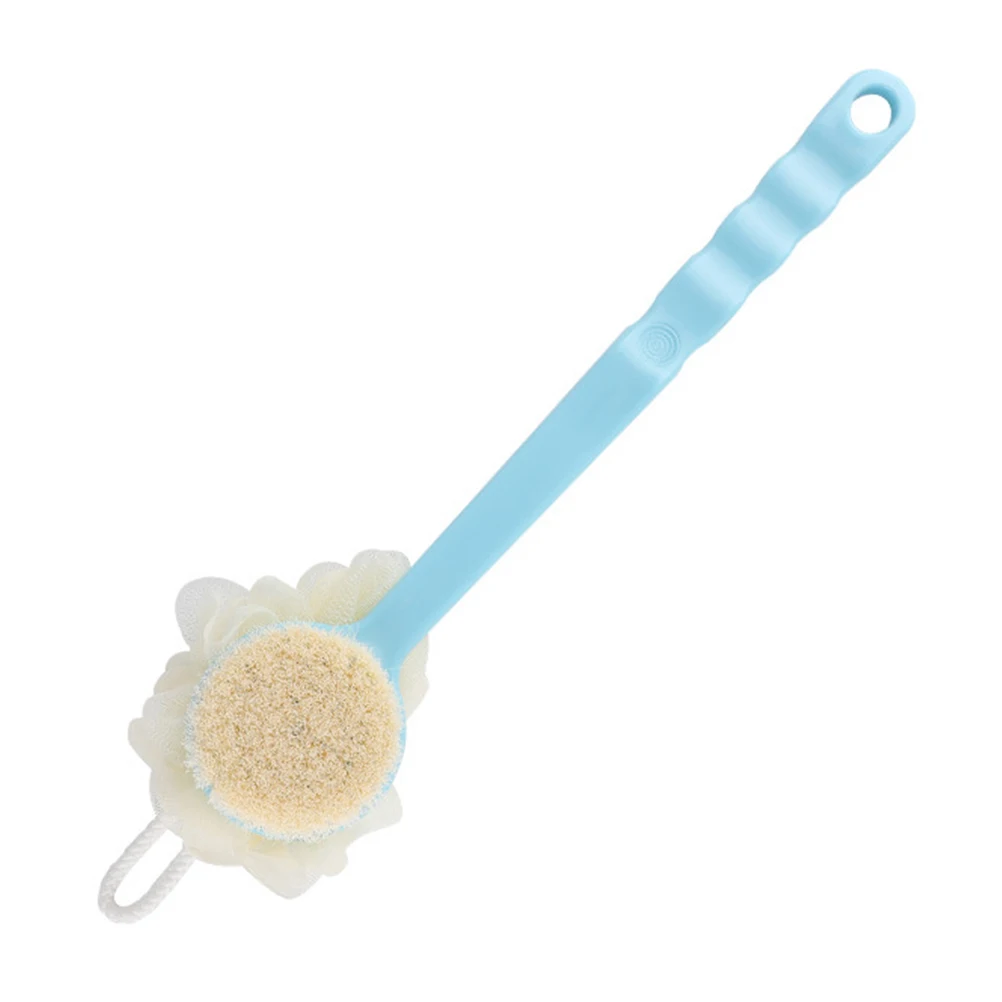

2pcs Long For Adults Bristle Shower Scrub Bathing Shower Bath Accessories Blue Bathing Accessories Bristle Pink