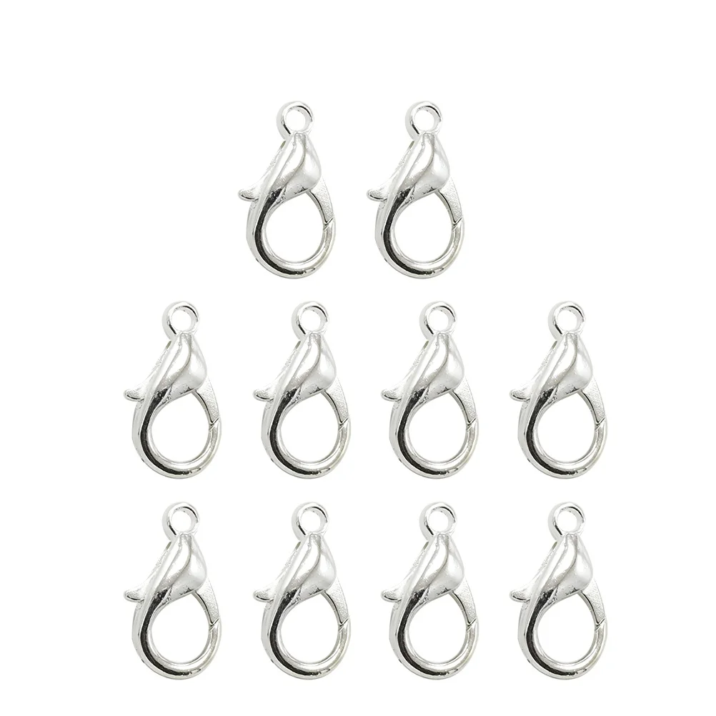 

100 Pcs Lobster Clasp Accessories Bracelet for Necklace Alloy Jewelry Making Clasps