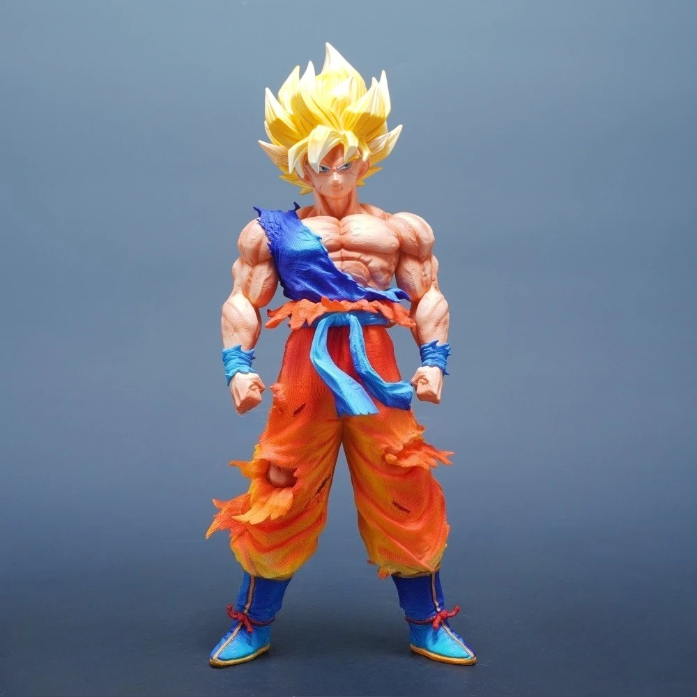 28-30.5cm 애니메이션 드래곤 볼 피규어 손오공 액션 피규어 Pvc Kakarotto 동상 데스크탑 Ornamen 컬렉션 모델 장난감 선물