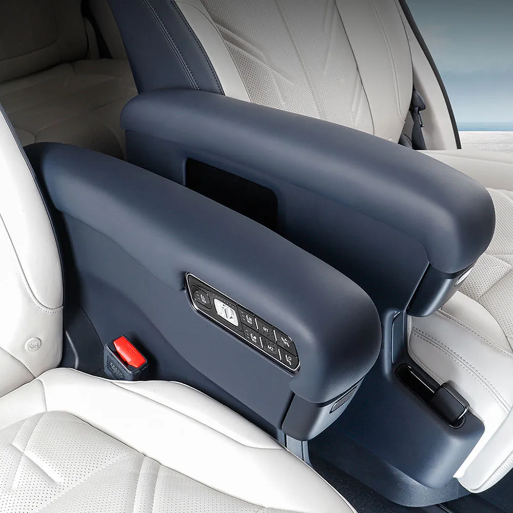 2 Pcs For ZEEKR 9X 2025 2026 Second Row Seat Armrest Cover Car Accessories Protective Cover Scratch Resistant And Wear-resistant