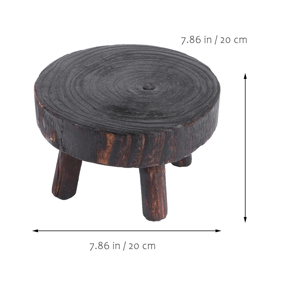 Винтажный цветной деревянный горшок для растений