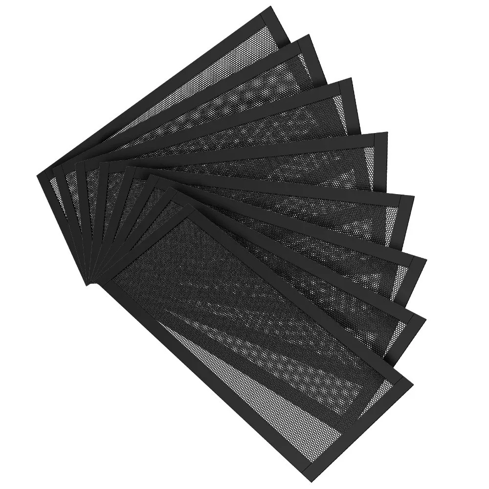 

1/2Pcs 4 X 10'' Floor Register Vent Covers Thickened Rectangle Magnetic Vent Cover Anti Dust Easy Install Ceiling Vents