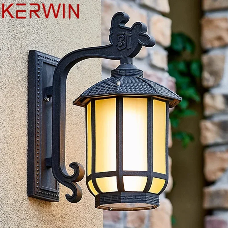 

KERWIN современные светодиодные уличные настенные светильники электрическая простота водонепроницаемый балкон прихожая двор вилла ворота отель